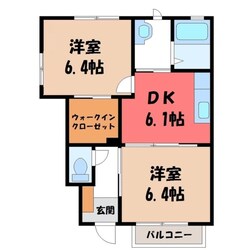 フォレッツ Bの物件間取画像